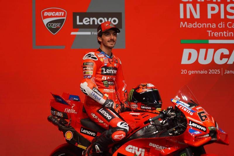 le Ducati di Marquez e Bagnaia in pista