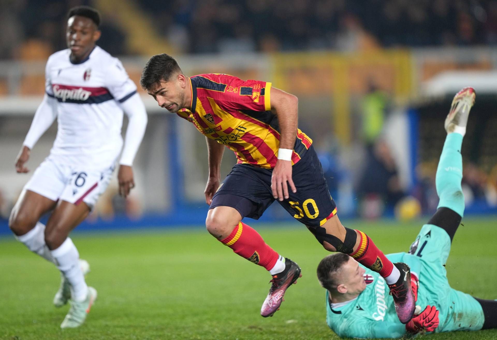 Lecce-Bologna 0-0: la partita