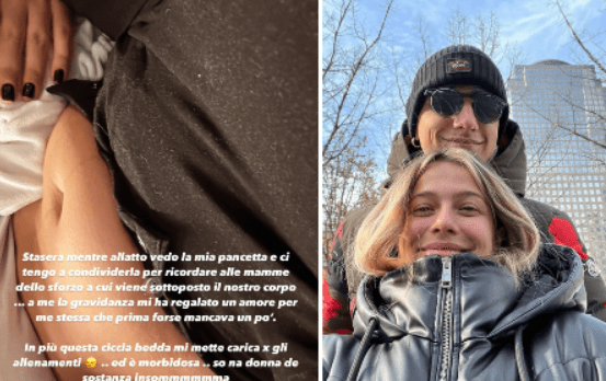 Ultimo, Jacqueline Luna Di Giacomo mostra la pancia dopo la gravidanza