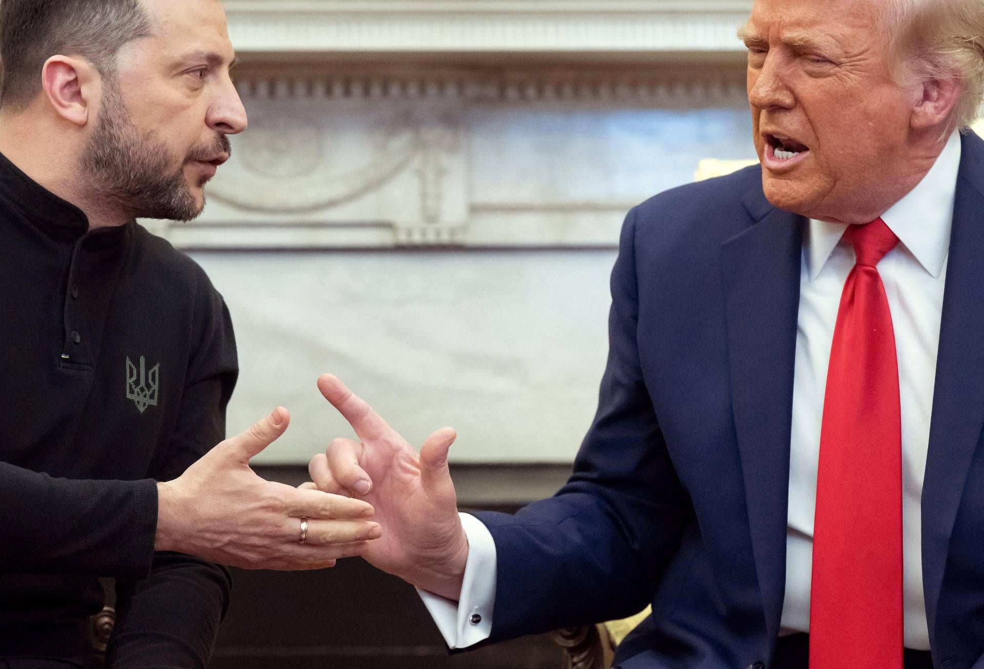 Lite Trump-Zelensky, Putin esulta