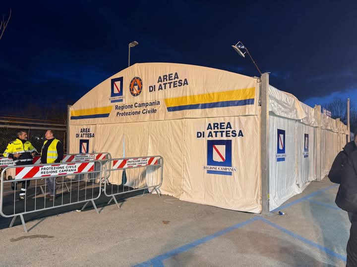 Bradisismo, regione Campania allestisce altra area in via Terracina