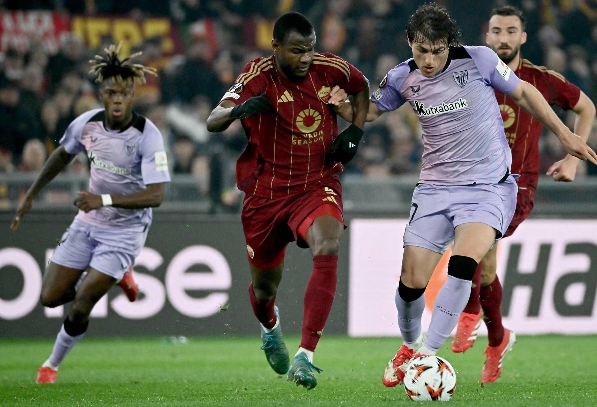 Roma-Athletic Bilbao 2-1, vittoria giallorossa al fotofinish