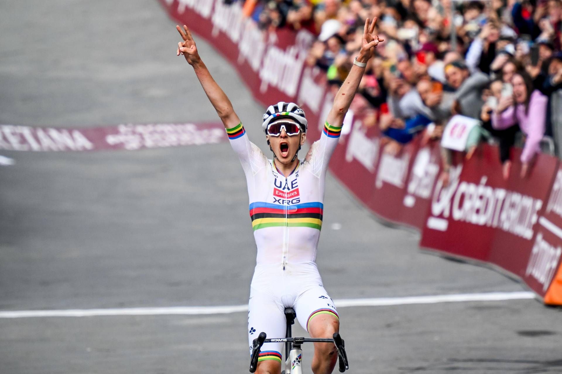 Strade Bianche, Pogacar trionfa per la terza volta