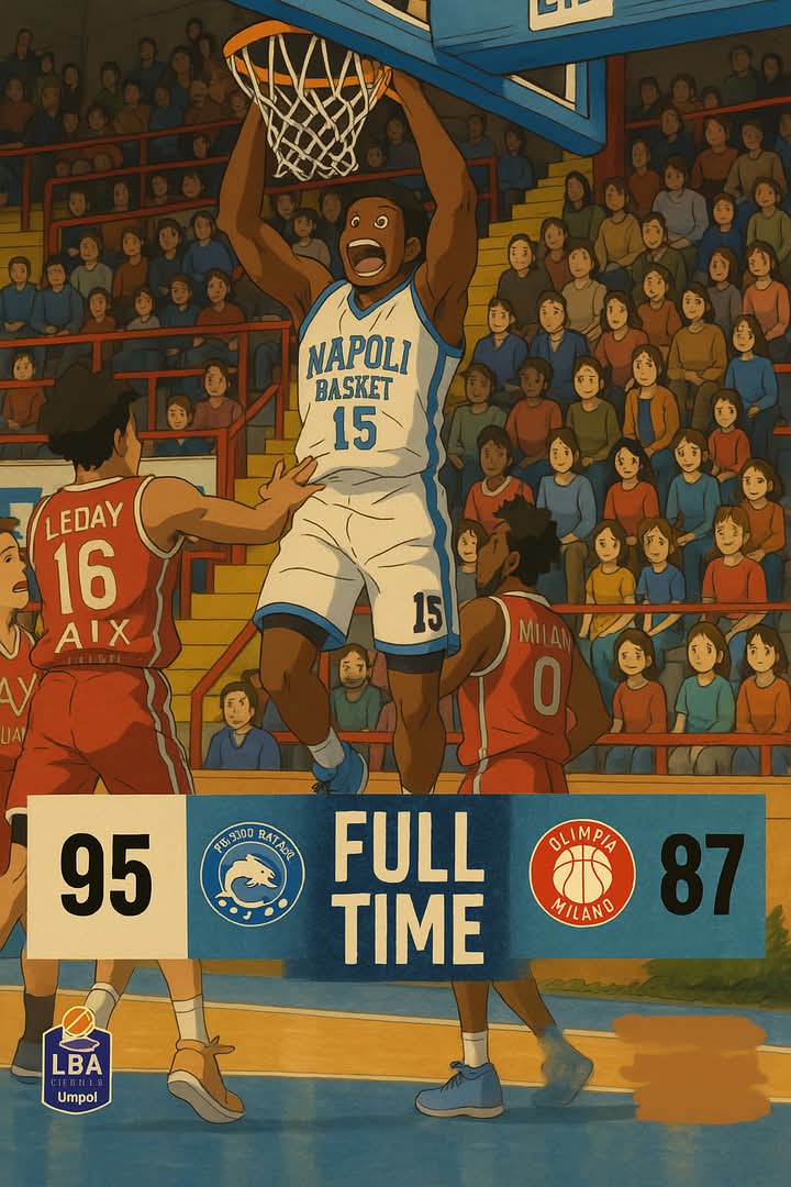 Gevi Napoli Basket sontuosa, Milano va K.O.