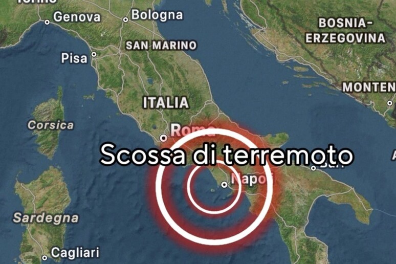 Napoli, fortissima scossa di terremoto