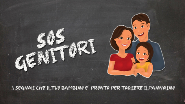 ‘Sos Genitori’ – 5 segnali che il tuo bambino è pronto a togliere il pannolino