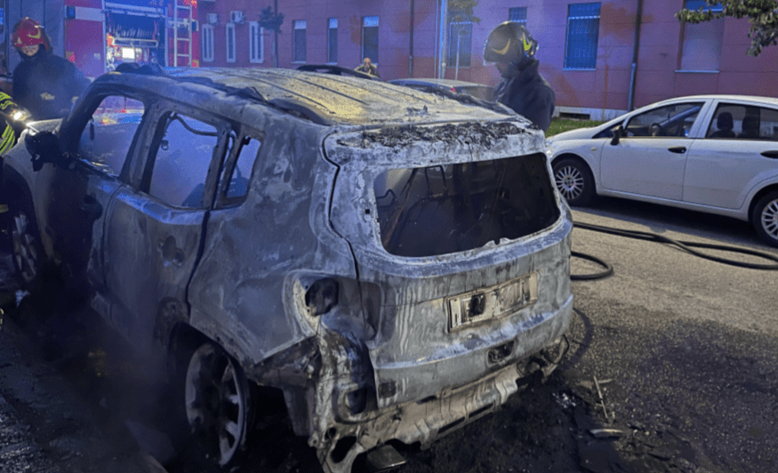 Benevento, auto in fiamme nella notte al Rione Libertà – NTR24.TV