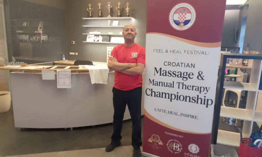 Il beneventano Paolo Manna giudice ufficiale al Campionato Croato di Massaggio e Terapia Manuale – Feel and Heal Festival – NTR24.TV