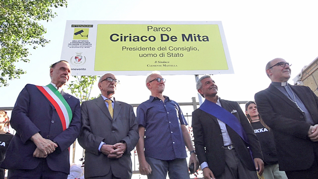 Ecco il Parco ‘Ciriaco De Mita’: Benevento intitola un’area verde allo statista irpino – NTR24.TV