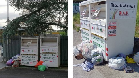 Benevento, nuovo piano per i cassoni degli abiti usati: meno punti di raccolta, ma più efficienza e decoro urbano – NTR24.TV
