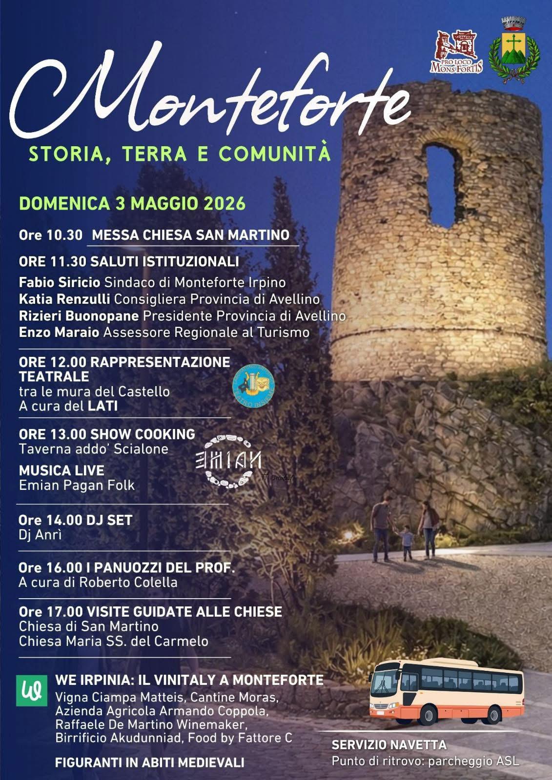 A Monteforte al via il Maggio degli Eventi con Buonopane e Maraio