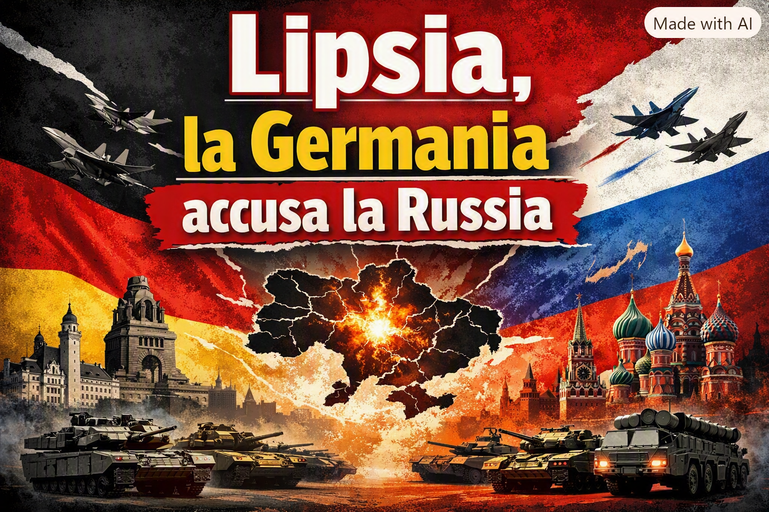 Lipsia, drone esplosivo: la Germania accusa la Russia. Ue si compatta