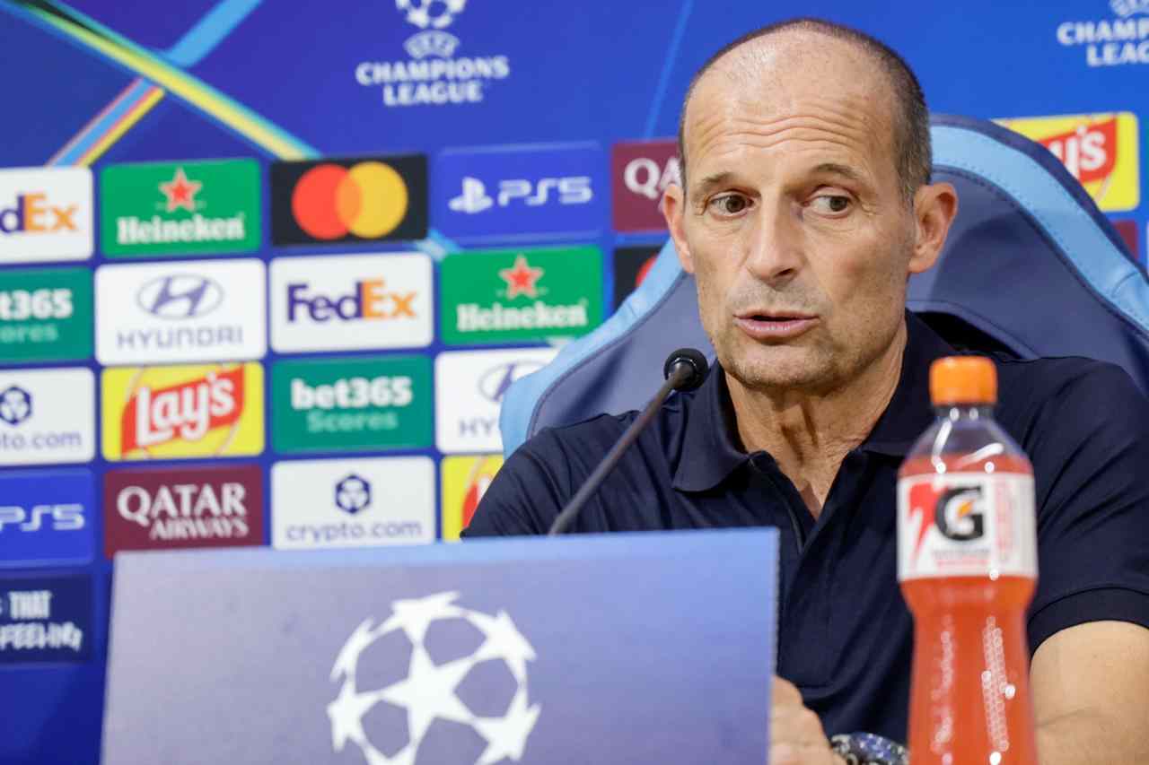 Parole di Allegri? Poco lucido dopo la partita con la Roma, sa di aver sbagliato