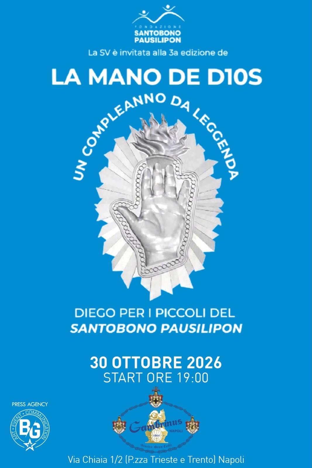 “La Mano de Dios” – Terza edizione 2026
