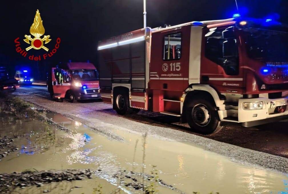 tre persone salvate con l’elicottero, paura come al Natisone